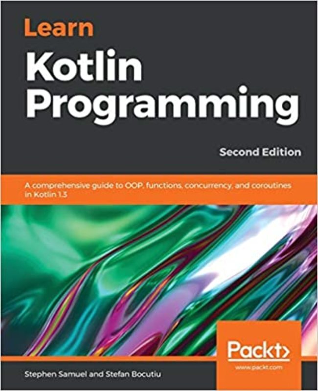 Book cover for "Learn Kotlin Programming" by Stephen Samuel