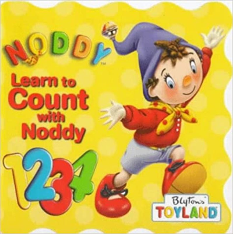 Book cover for "Learn to Count with Noddy" by Enid Blyton
