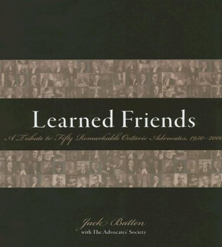 Book cover for "Learned Friends" by Jack Batten