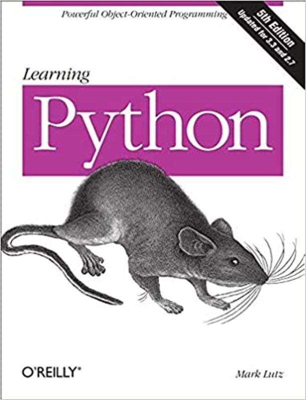 Book cover for "Learning Python" by Mark Lutz