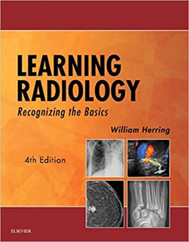 Book cover for "Learning Radiology" by William Herring