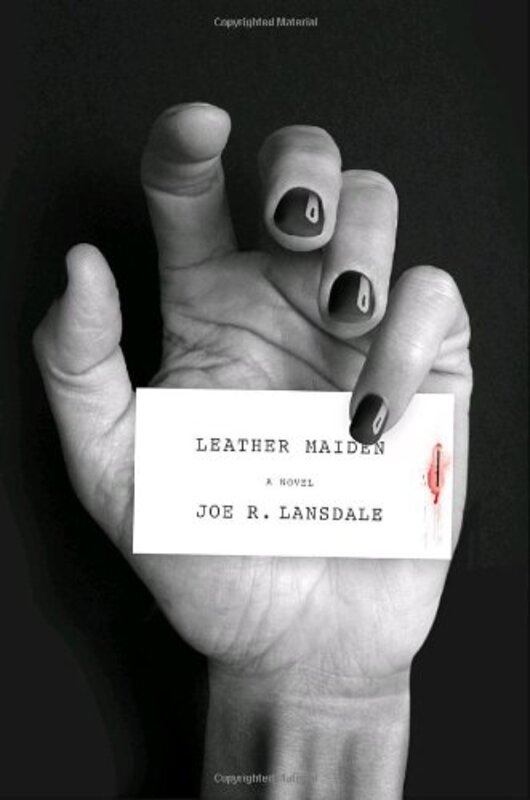 Book cover for "Leather Maiden" by Joe R Lansdale