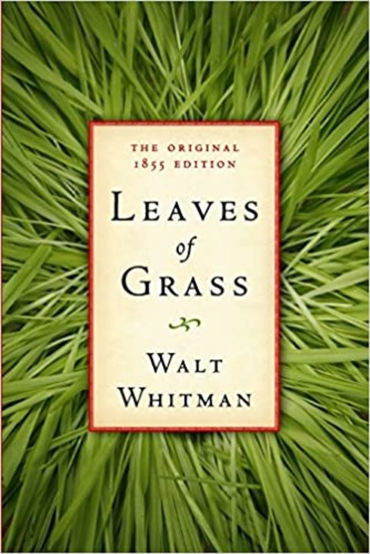 Book cover for "Leaves of Grass" by Walt Whitman