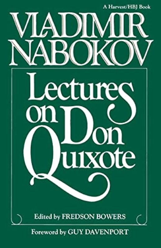 Book cover for "Lectures on Don Quixote" by Vladimir Nabokov