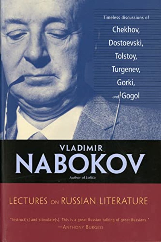 Book cover for "Lectures on Russian Literature" by Vladimir Nabokov