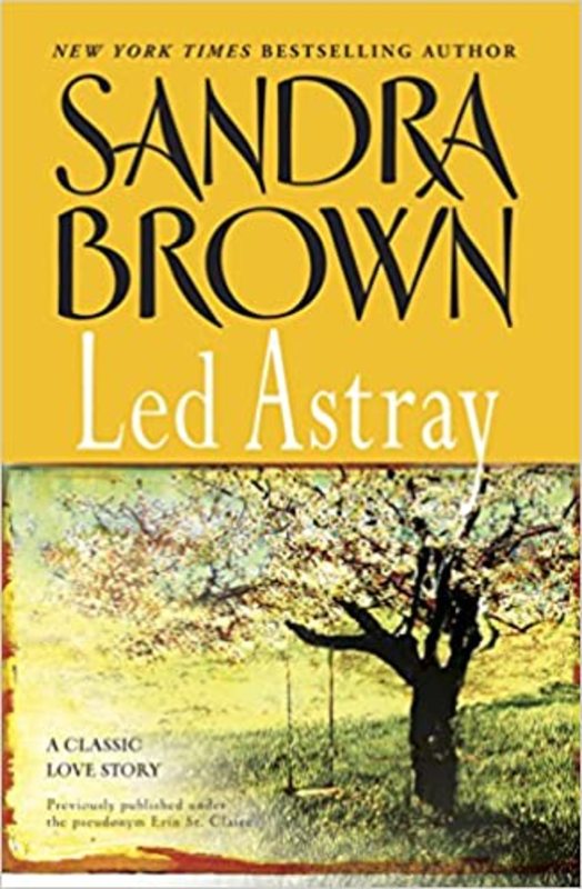 Book cover for "Led Astray" by Sandra Brown
