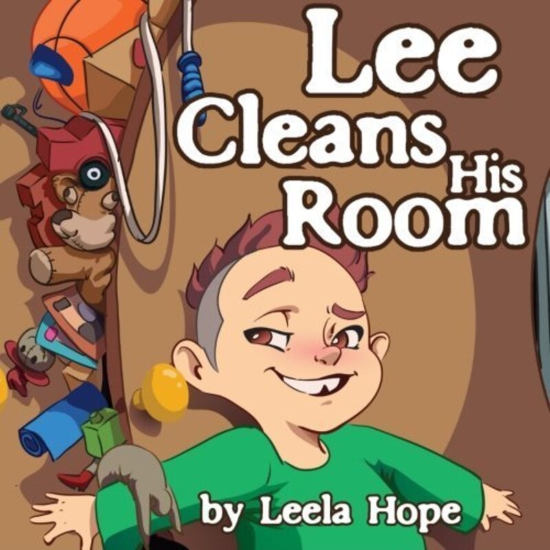 Book cover for "Lee Cleans His Room" by Leela Hope