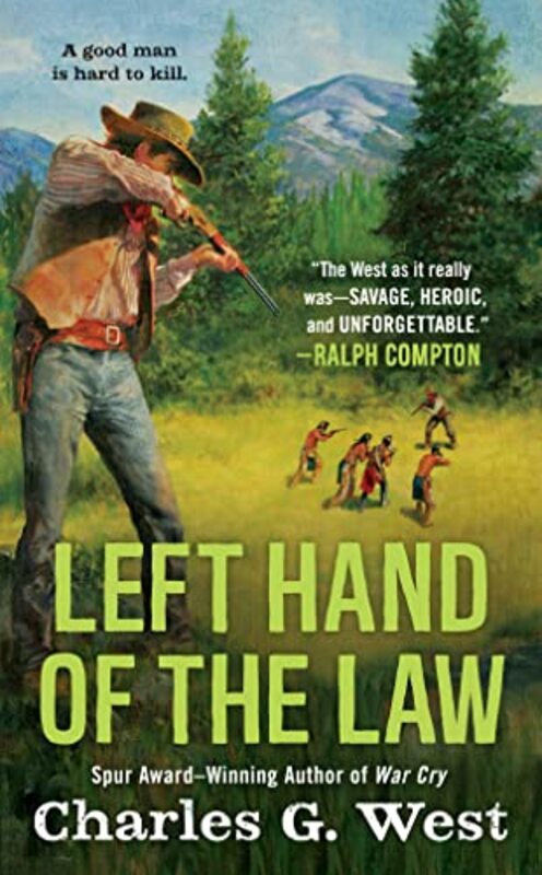 Book cover for "Left Hand of the Law" by Charles G West