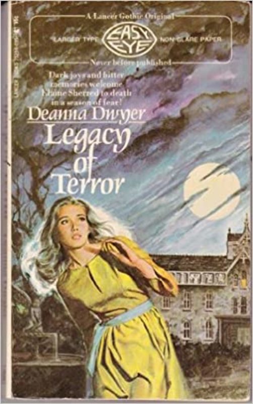 Book cover for "Legacy of Terror" by Dean Koontz