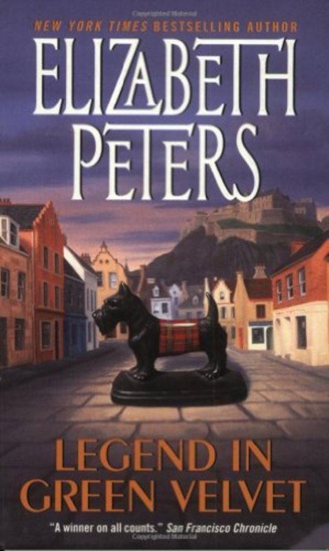 Book cover for "Legend in Green Velvet" by Elizabeth Peters