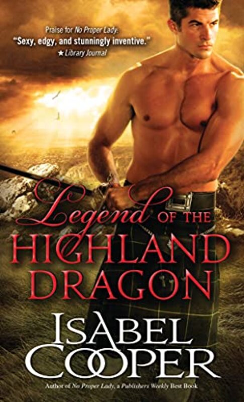 Book cover for "Legend of the Highland Dragon" by Isabel Cooper