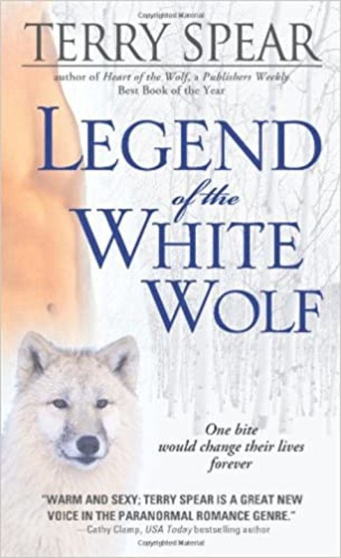 Book cover for "Legend of the White Wolf" by Terry Spear