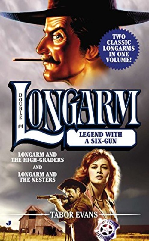 Book cover for "Legend with a Six-Gun" by Tabor Evans