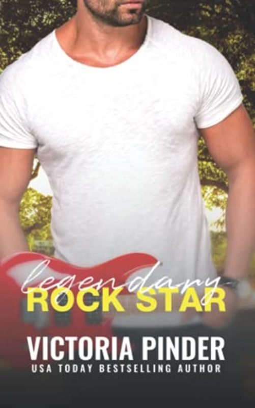 Book cover for "Legendary Rock Star" by Victoria Pinder