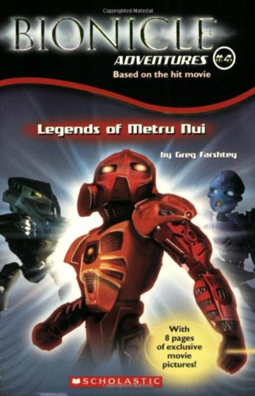 Book cover for "Legends of Metru Nui" by Greg Farshtey