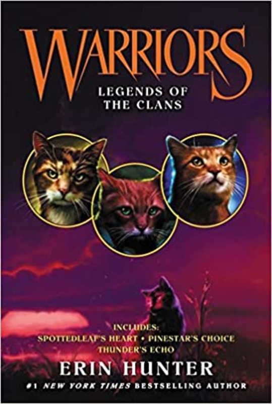Book cover for "Legends of the Clans" by Erin Hunter
