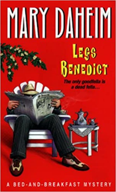 Book cover for "Legs Benedict" by Mary Daheim