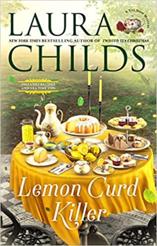 Book cover for "Lemon Curd Killer" by Laura Childs