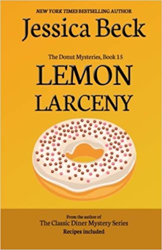 Book cover for "Lemon Larceny" by Jessica Beck