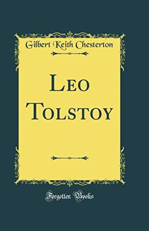 Gilbert Keith Chesterton book cover