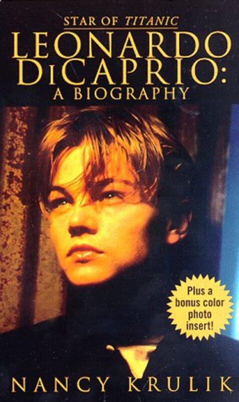 Book cover for "Leonardo DiCaprio" by Nancy Krulik