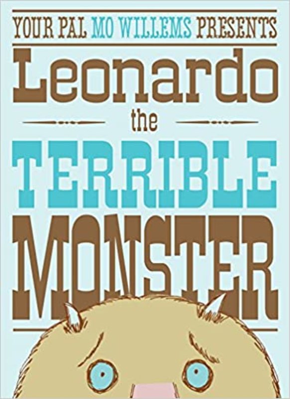 Book cover for "Leonardo, the Terrible Monster" by Mo Willems