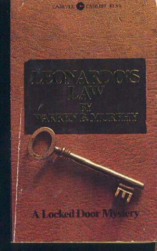 Book cover for "Leonardo's Law" by Warren Murphy