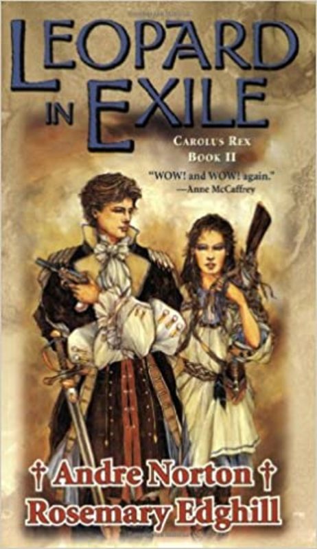 Book cover for "Leopard In Exile" by Andre Norton