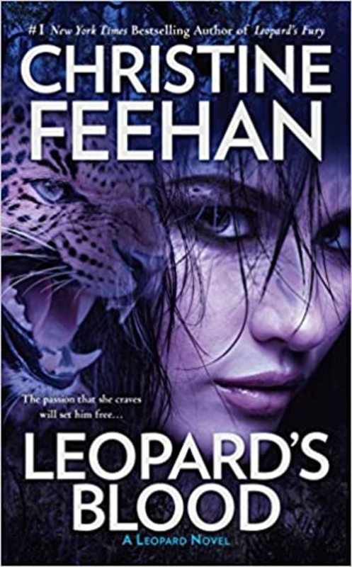 Book cover for "Leopard's Blood" by Christine Feehan
