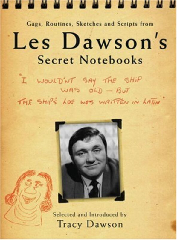 Book cover for "Les Dawson's Secret Notebooks" by Les Dawson