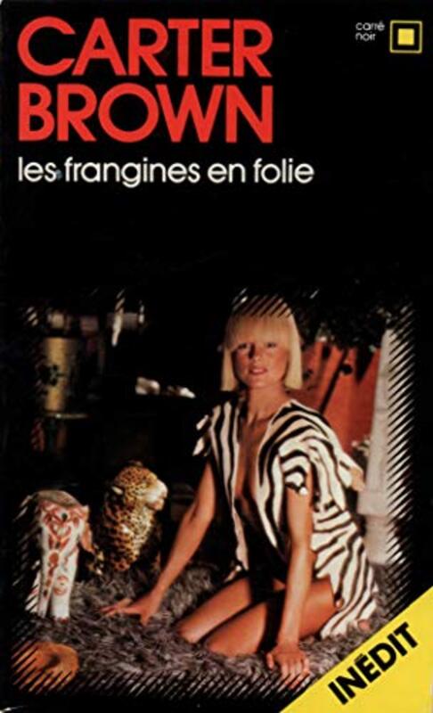 Book cover for "Les Frangines en folie" by Carter Brown
