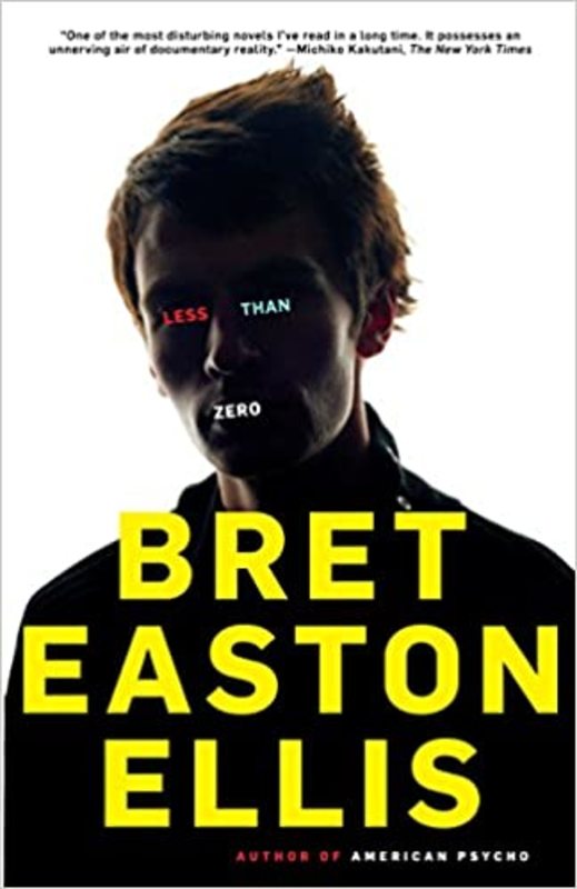 Book cover for "Less Than Zero" by Bret Easton Ellis
