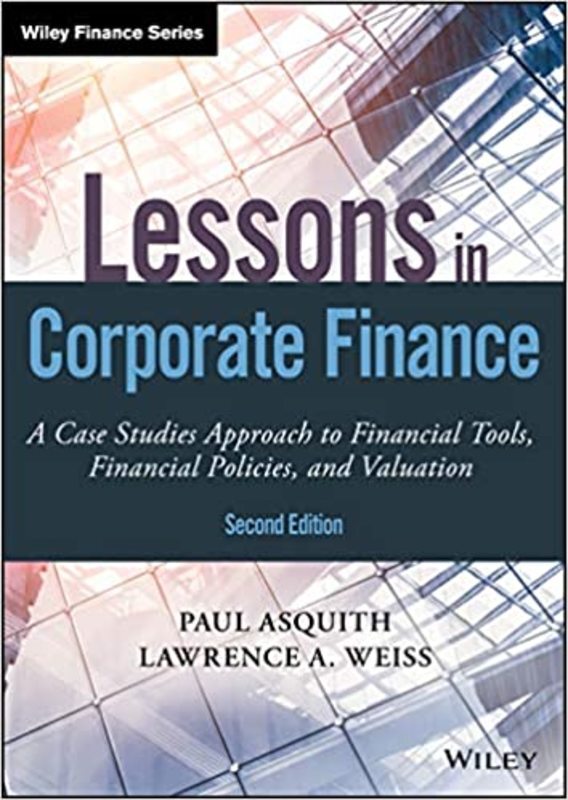 Book cover for "Lessons in Corporate Finance" by Paul Asquith