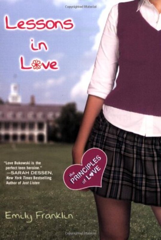 Book cover for "Lessons in Love" by Emily Franklin