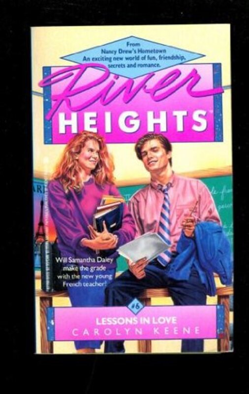Book cover for "Lessons in Love" by Carolyn Keene