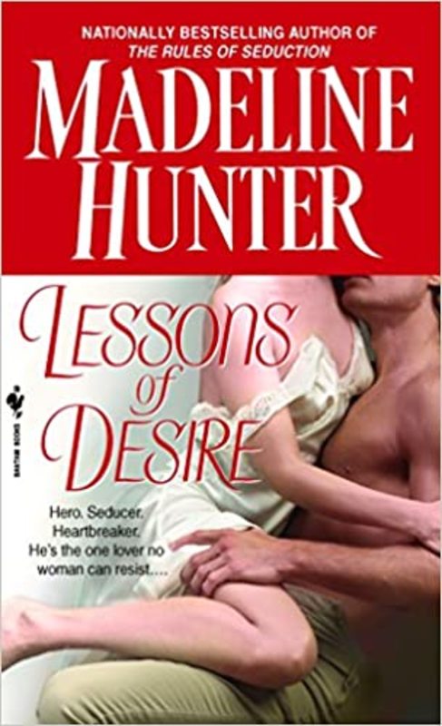Book cover for "Lessons of Desire" by Madeline Hunter