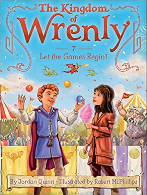 Book cover for "Let the Games Begin!" by Jordan Quinn