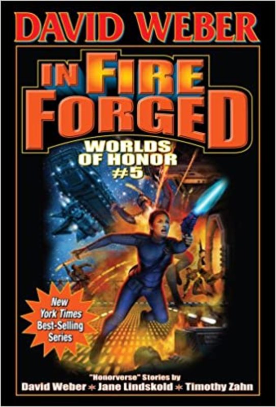 Book cover for "In Fire Forged" by David Weber