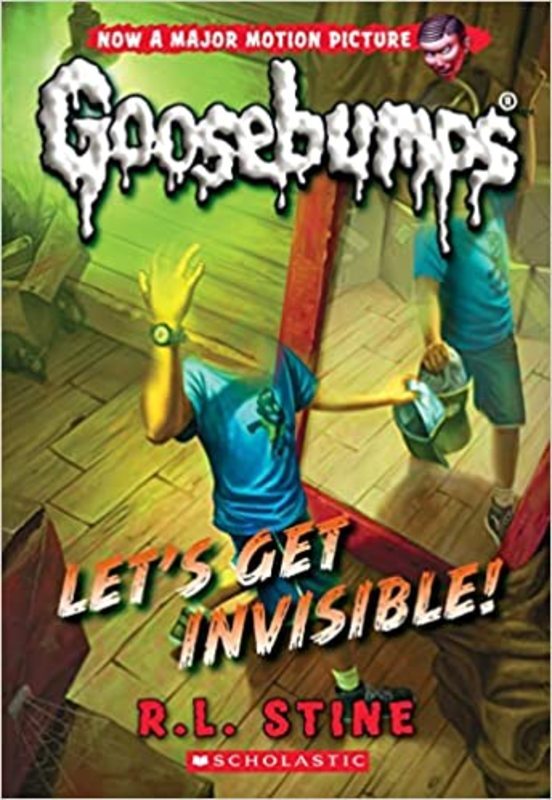 Book cover for "Let's Get Invisible!" by R.L. Stine