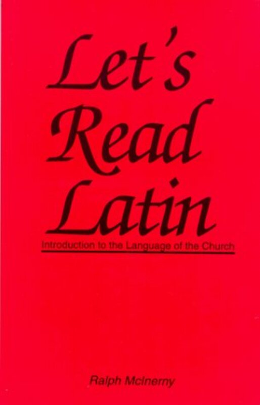 Book cover for "Let's Read Latin" by Ralph McInerny