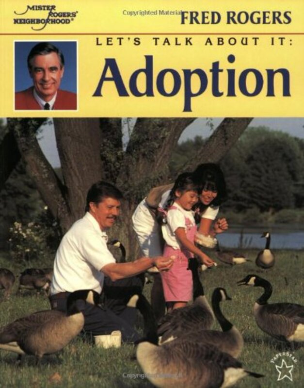 Book cover for "Let's Talk About It: Adoption" by Fred Rogers