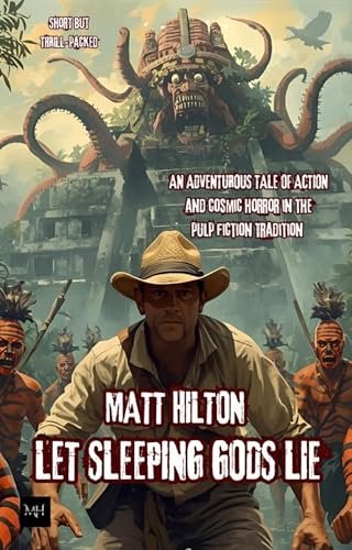 Book cover for "Let Sleeping Gods Lie" by Matt Hilton