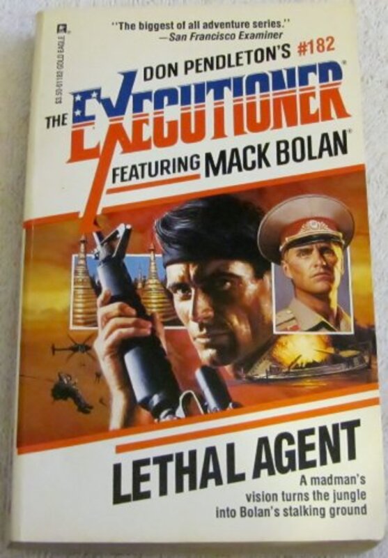 Book cover for "Lethal Agent" by Don Pendleton