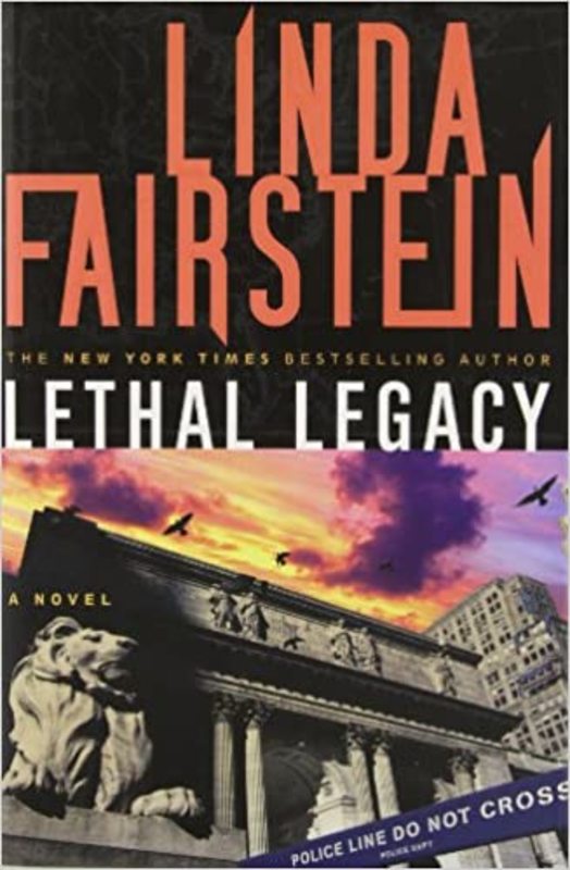 Book cover for "Lethal Legacy" by Linda Fairstein
