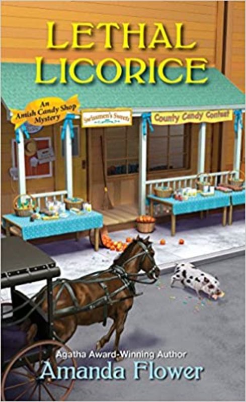 Book cover for "Lethal Licorice" by Amanda Flower