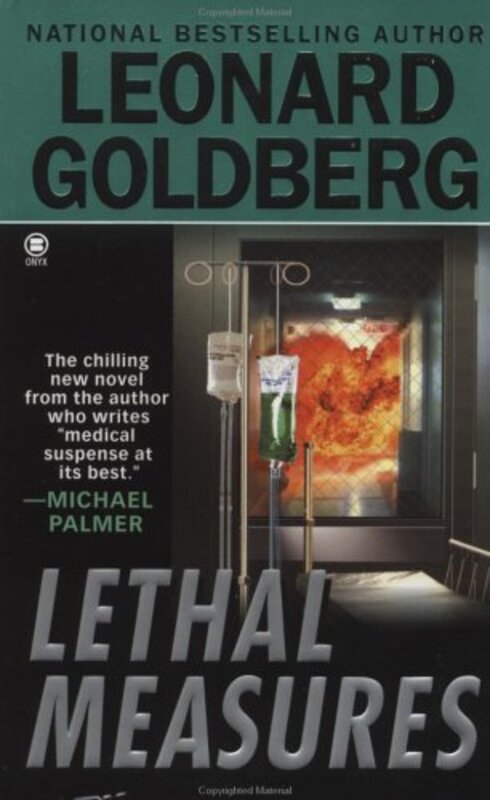 Book cover for "Lethal Measures" by Leonard Goldberg