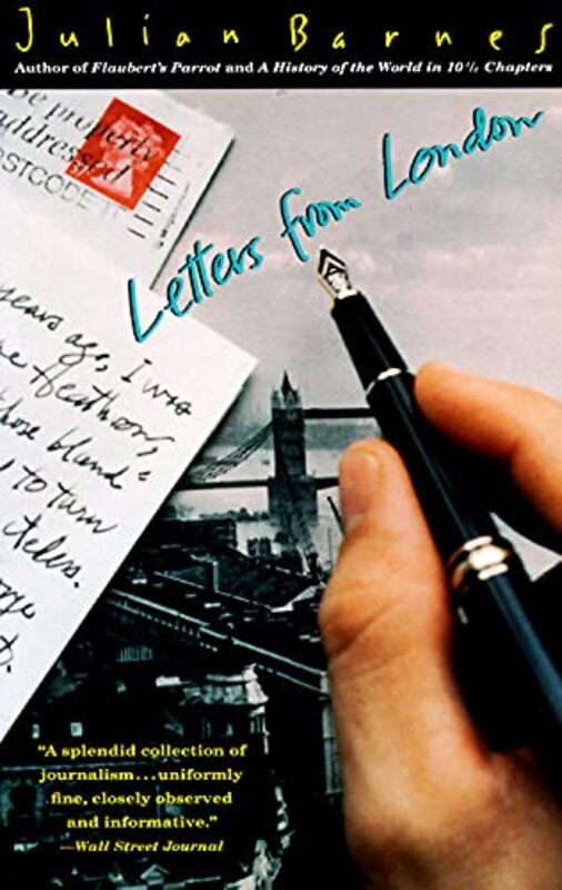 Book cover for "Letters From London" by Julian Barnes