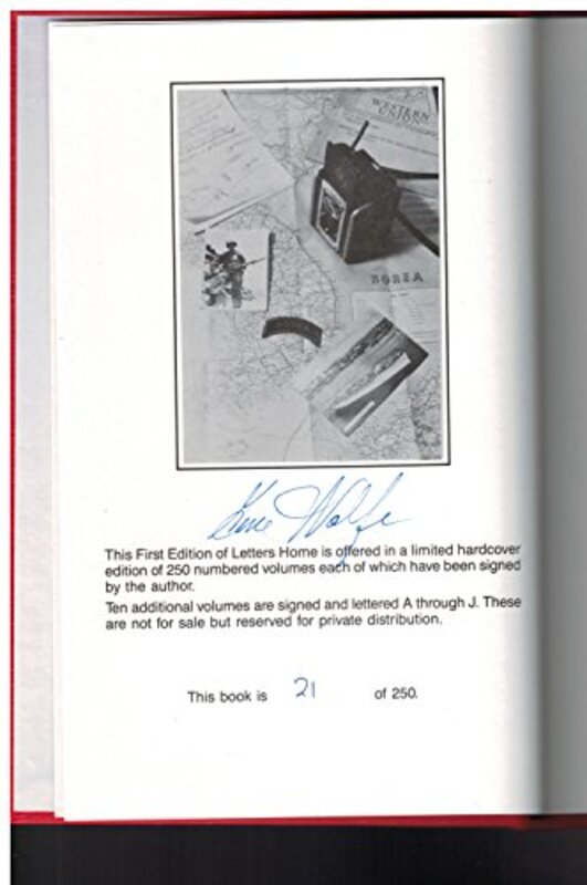 Book cover for "Letters Home" by Gene Wolfe