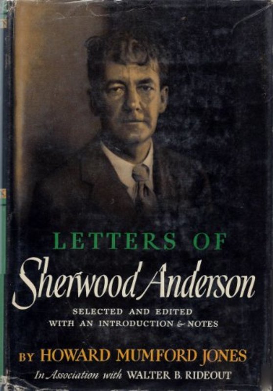 Book cover for "Letters of Sherwood Anderson" by Sherwood Anderson