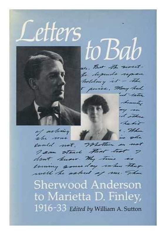Book cover for "Letters to Bab" by Sherwood Anderson